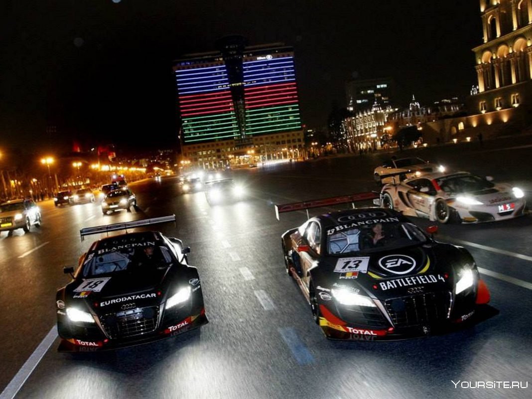 Ночные гонки на машинах