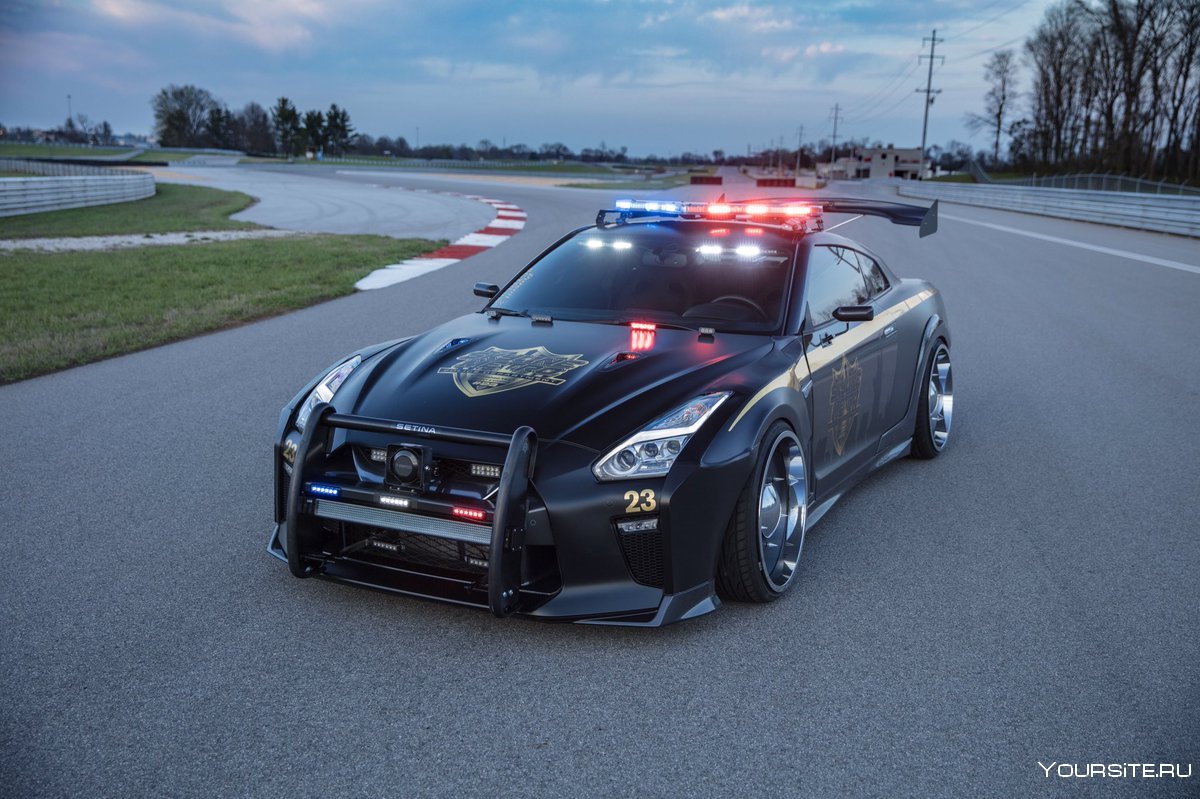 Nissan Skyline GTR r35 Police