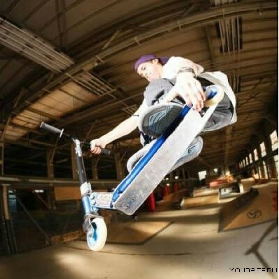 Трюки на самокате