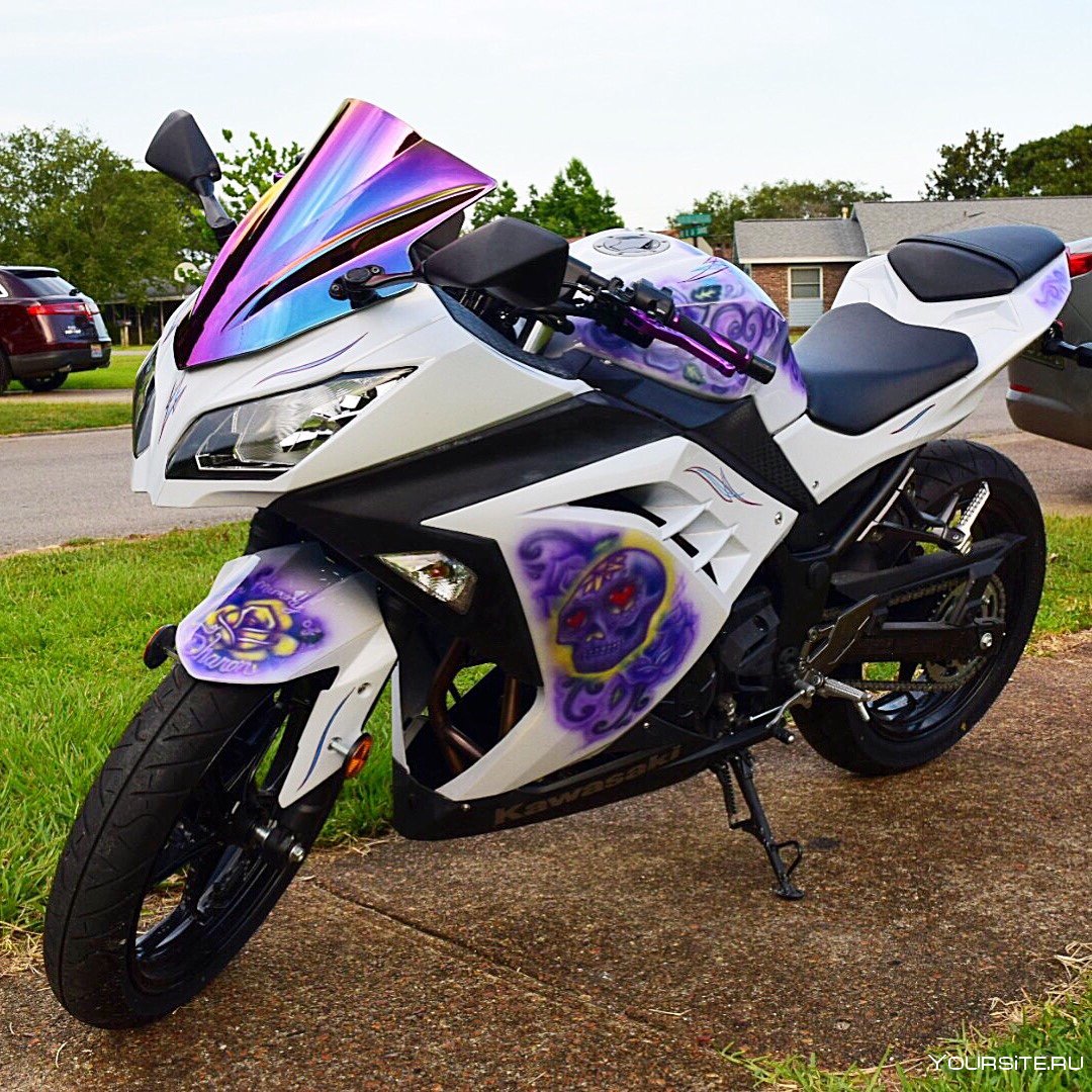 ZZR 400 фиолетовый