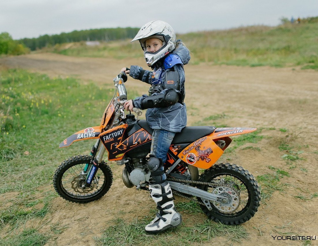 Детский кроссовый мотоцикл KTM