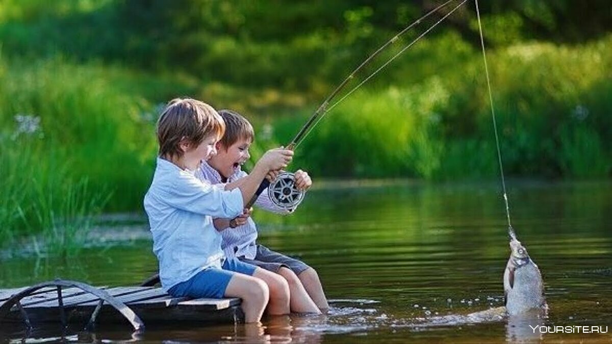 Обои на телефон рыбалка