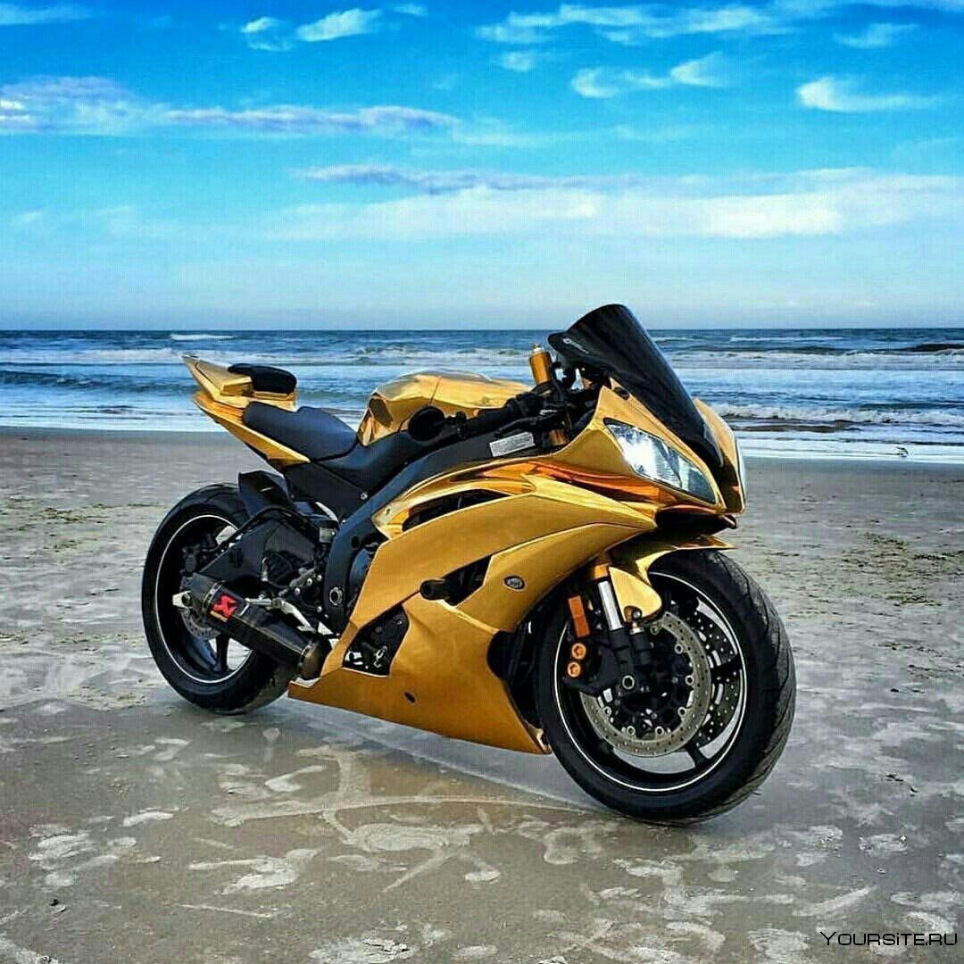 Yamaha r6 Золотая