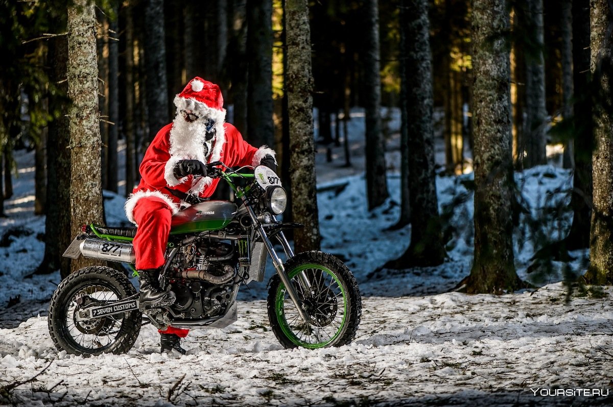 Мотоцикл зима