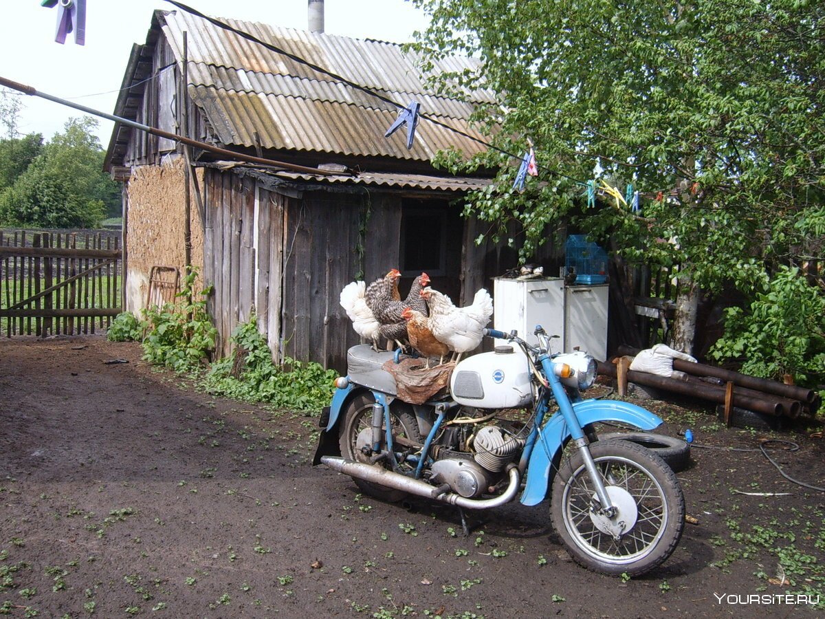 Сельский мотоцикл