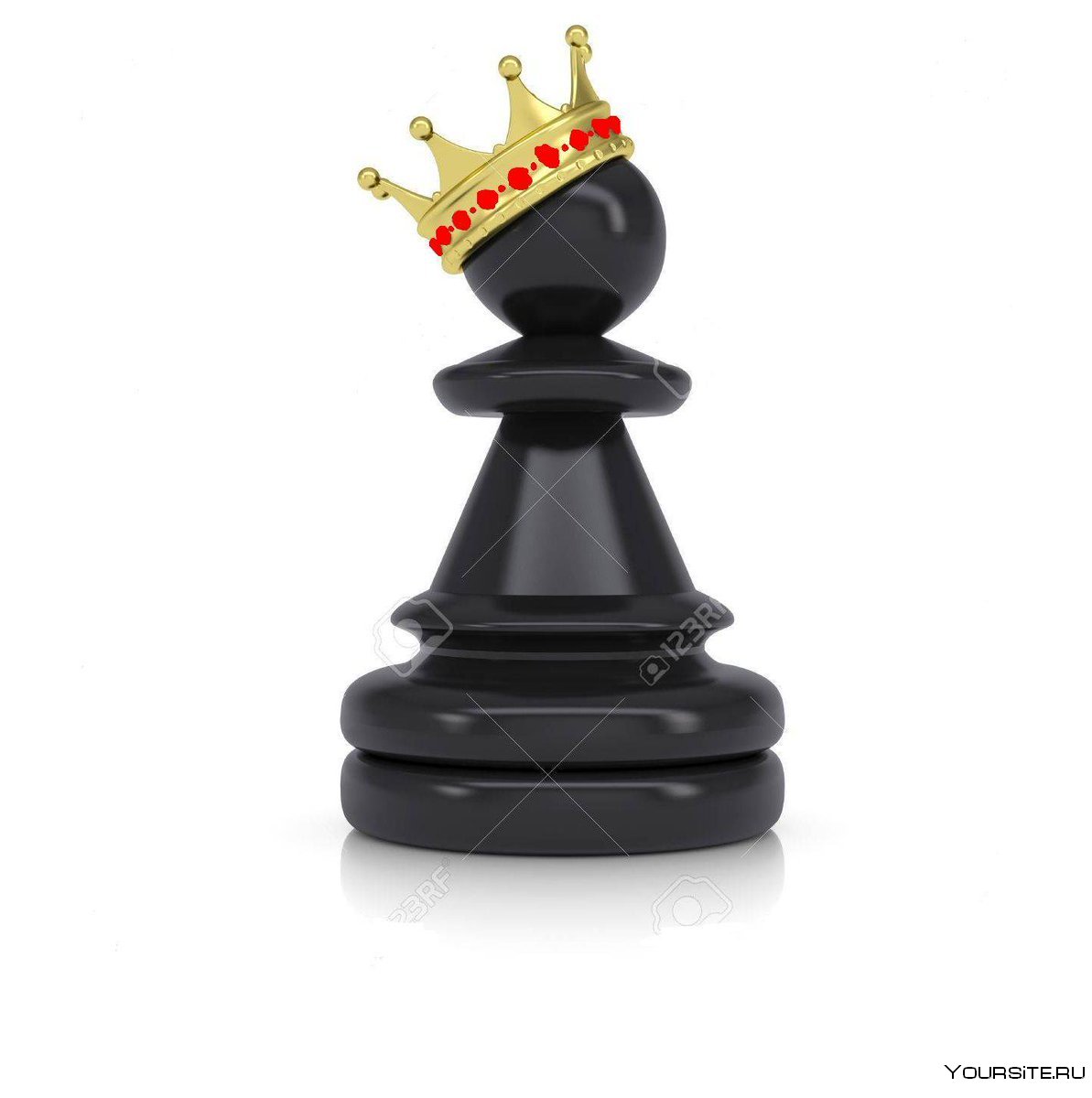 Шахматная фигура с короной