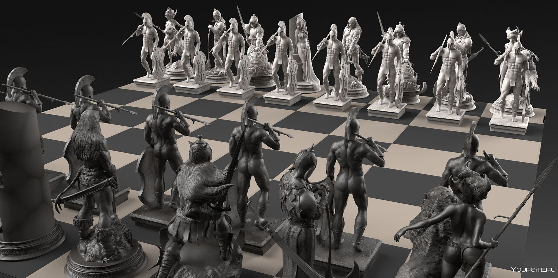 шахматы с фигурками из доты 2 фото 84