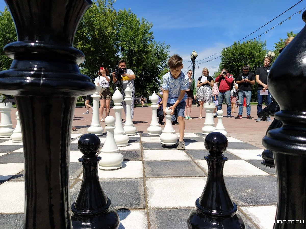 Уличные шахматы Крым парк