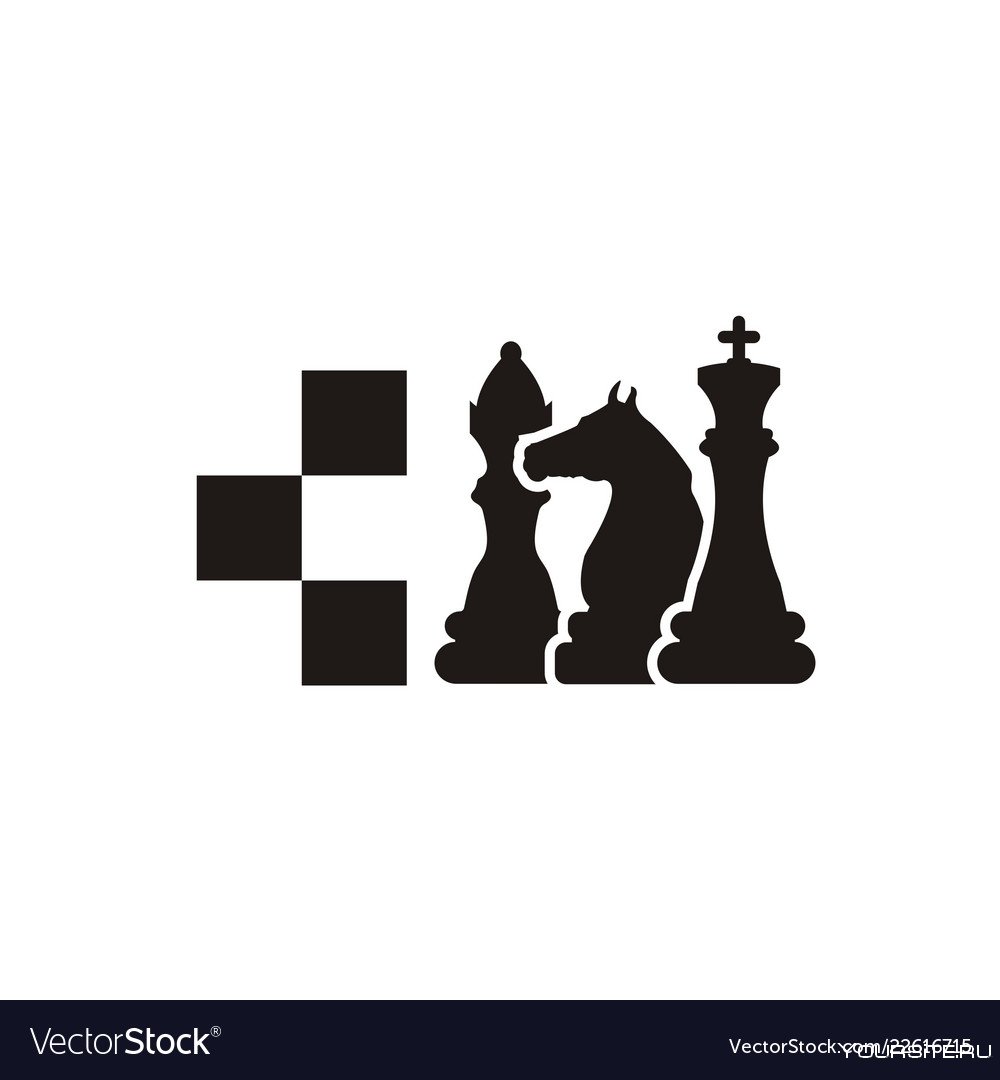 Шахматные фигуры логотип