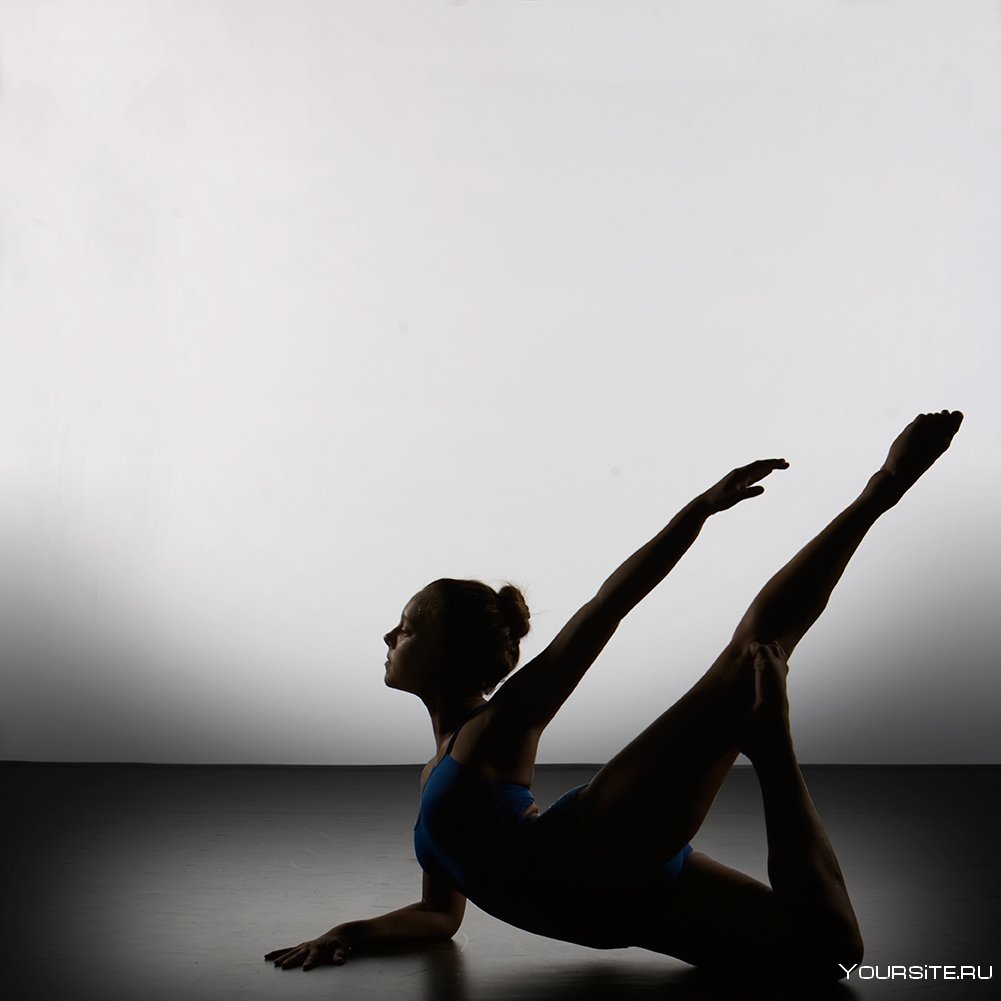 Шпагата воздухе силуэт