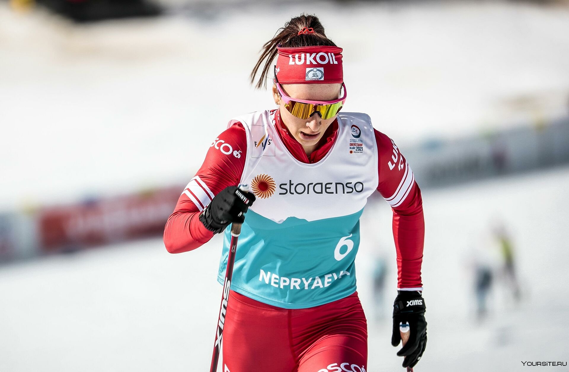 Лыжные гонки фосагро кубок россии женщины. Непряева лыжница. Лыжные гонки Непряева.