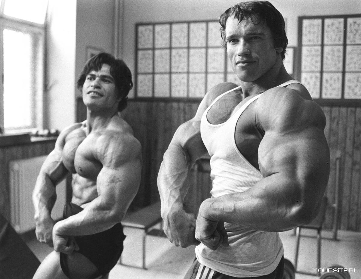 Arnold Schwarzenegger в молодости тренировки