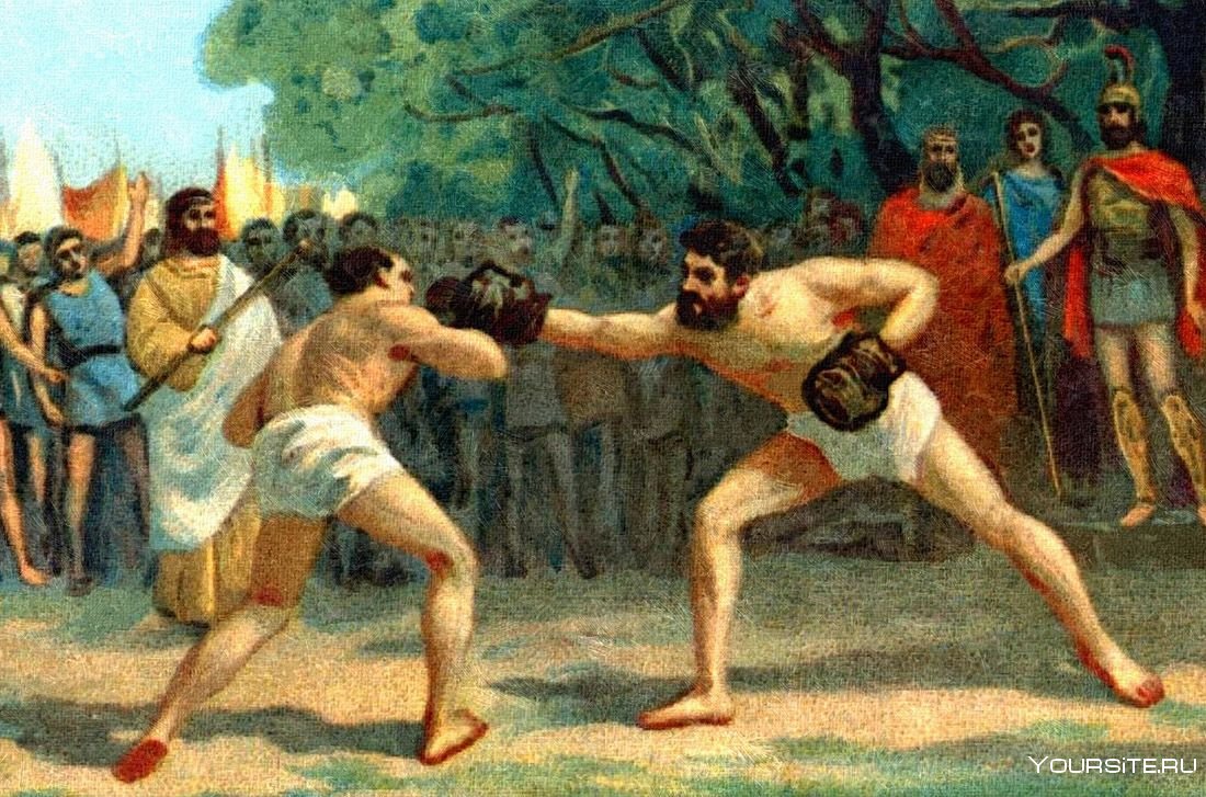 Олимпийские игры в древней Греции кулачнебои