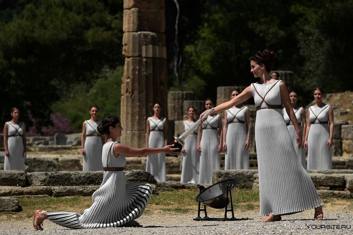 первые олимпийские игры в древней греции