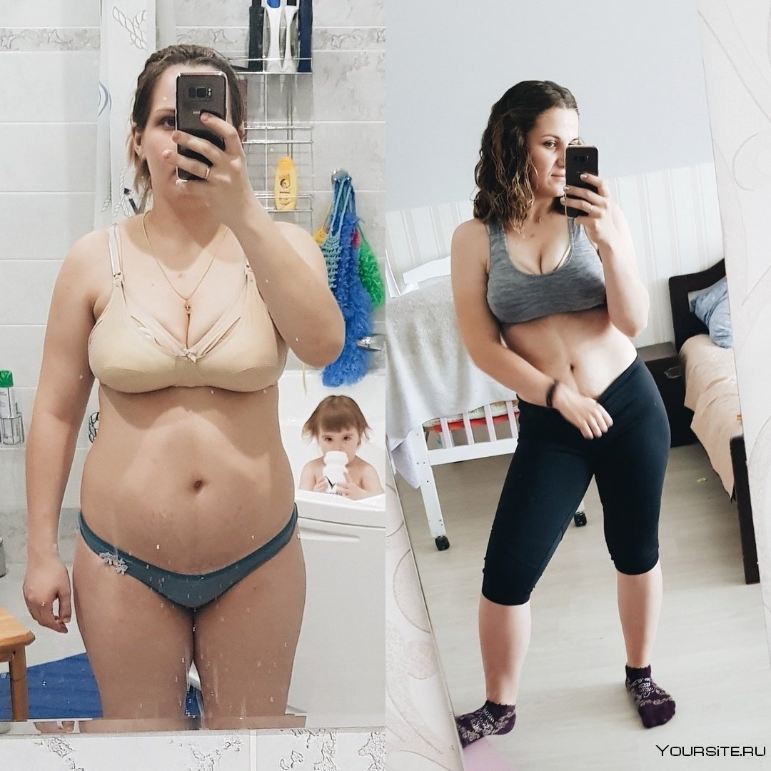 Похудение за 3 месяца до и после