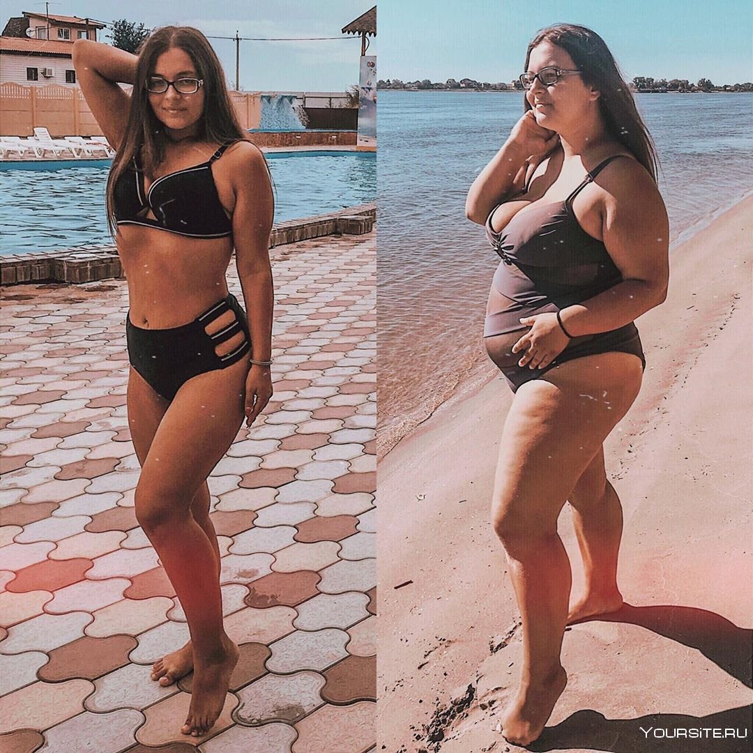 фото похудела до и после девушки