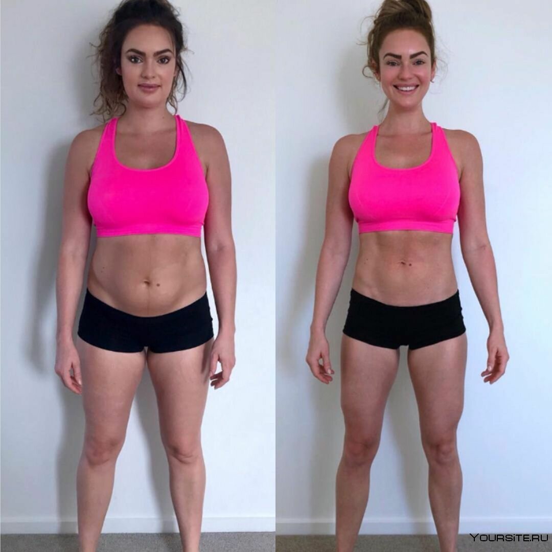 Тело до и после похудения