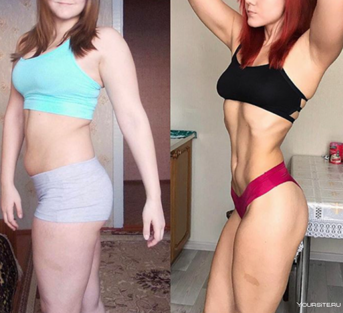 Толстяки до и после похудения
