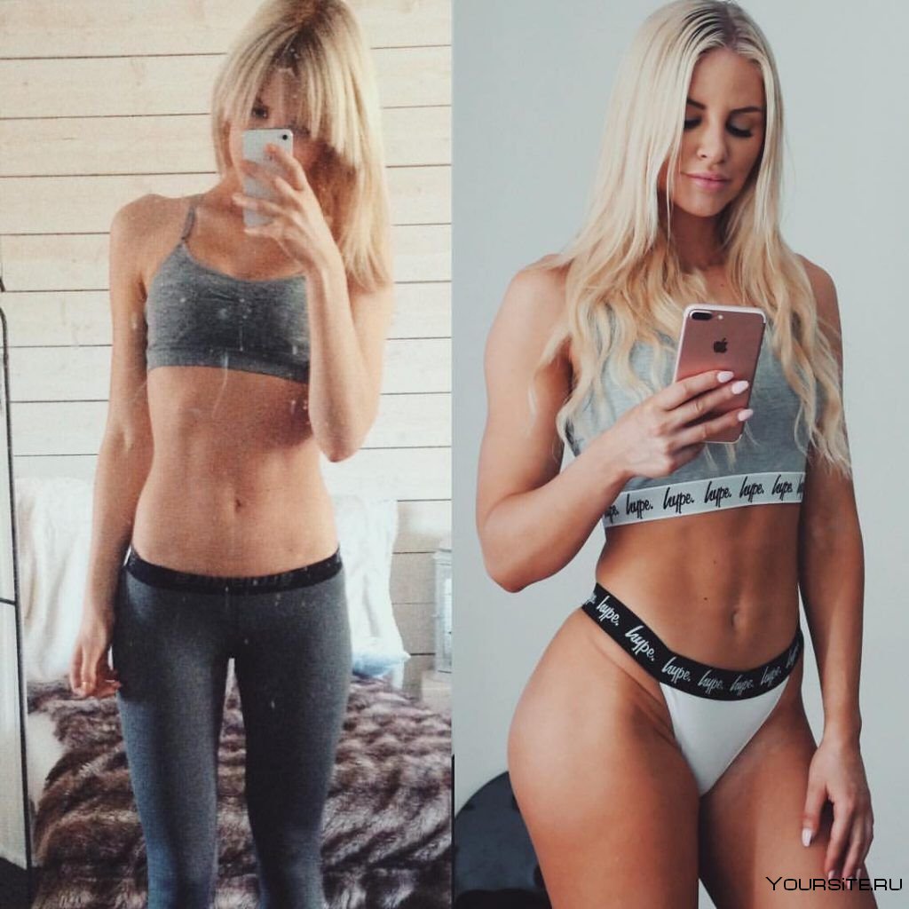 Приседания с гантелями для девушек