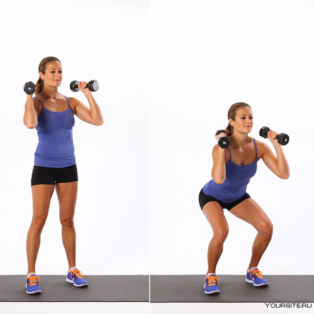 Приседания виды упражнений