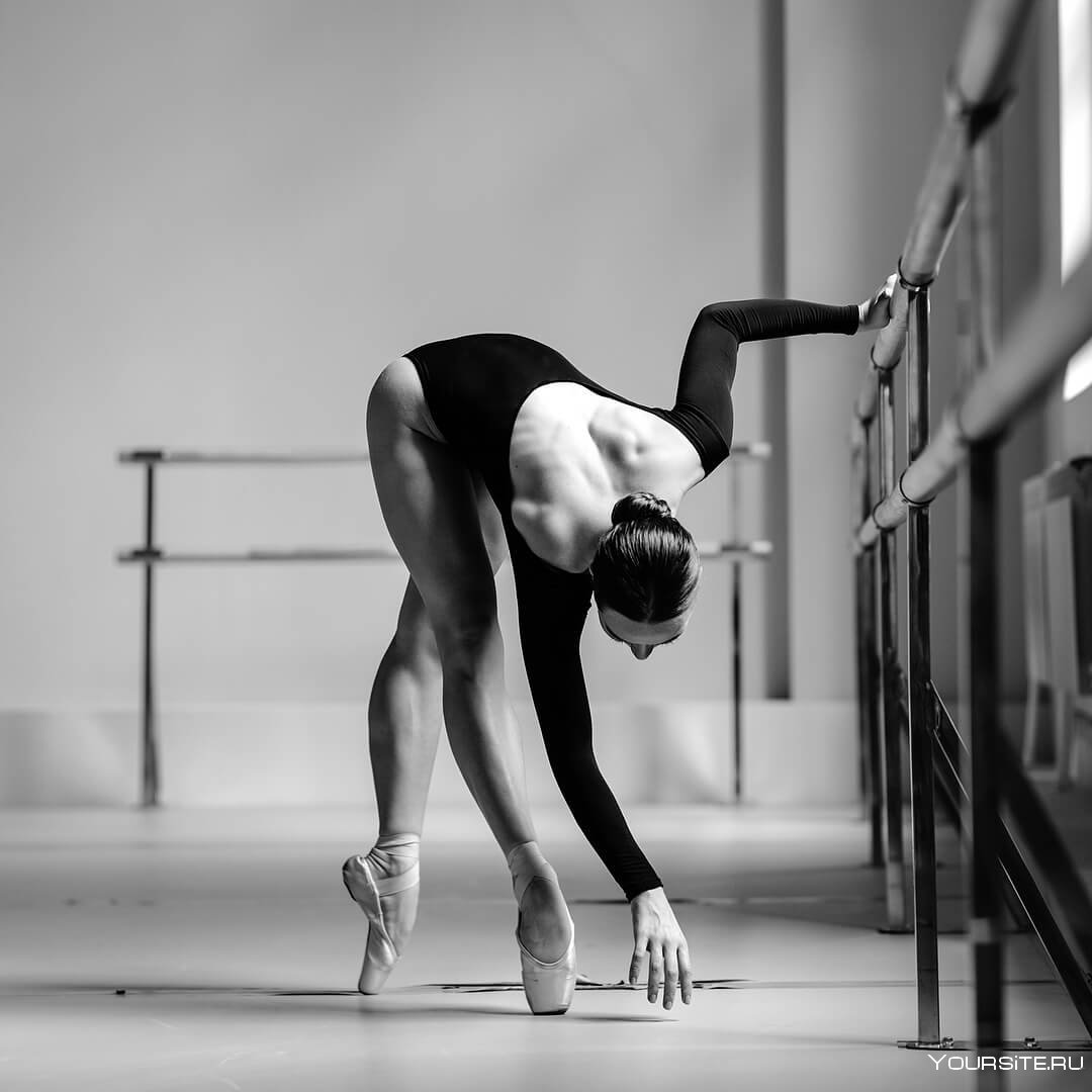 Балерина на тренировке