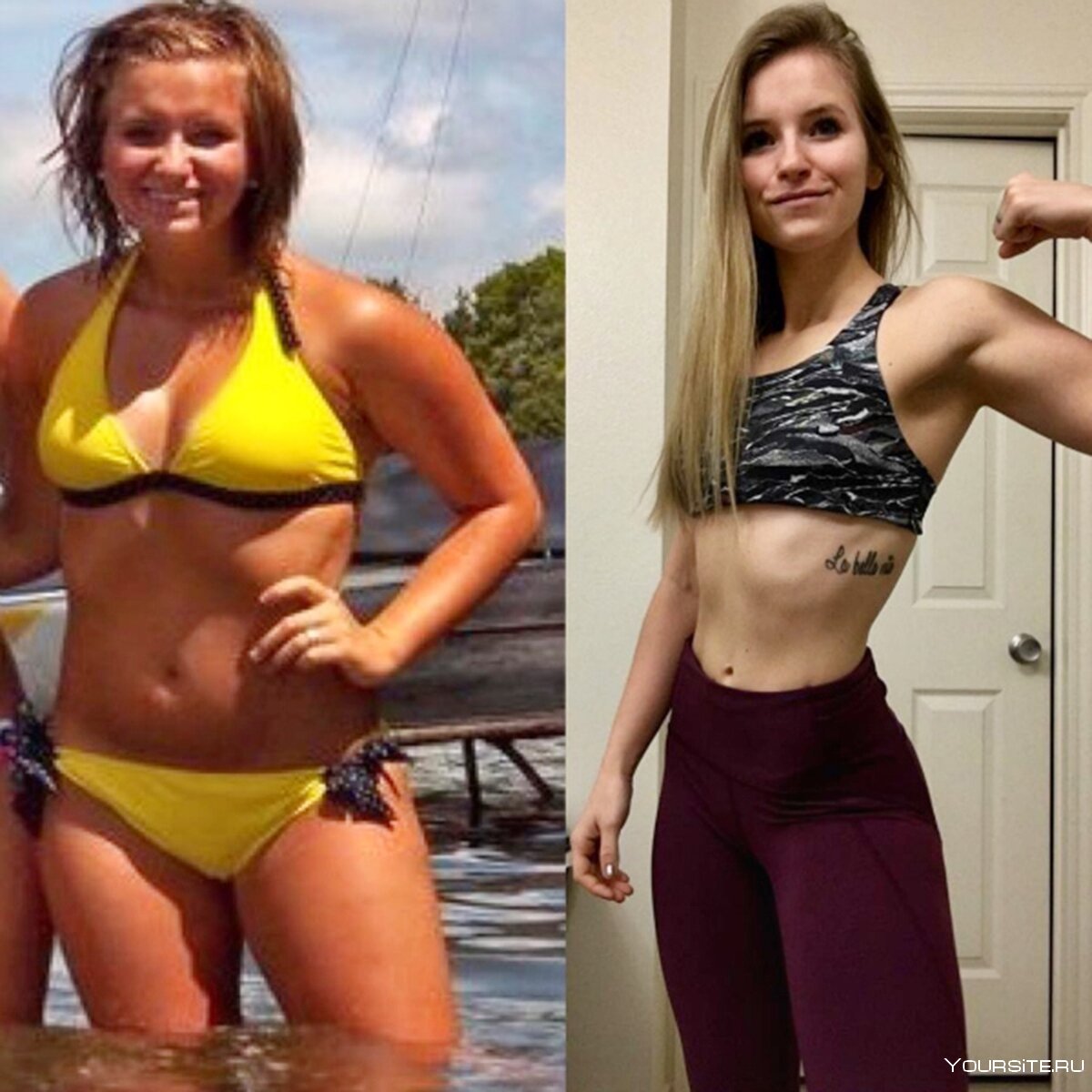 Бег — результаты до и после тренировки для похудения
