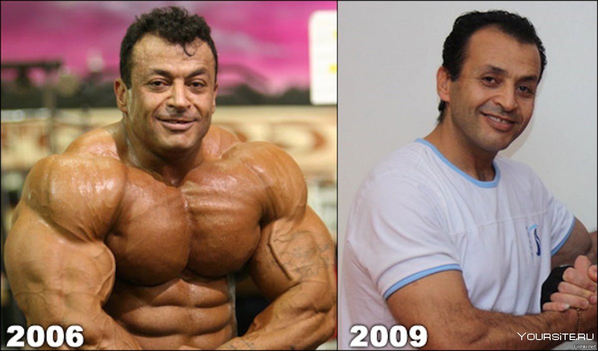 Бодибилдеры до и после стероидов
