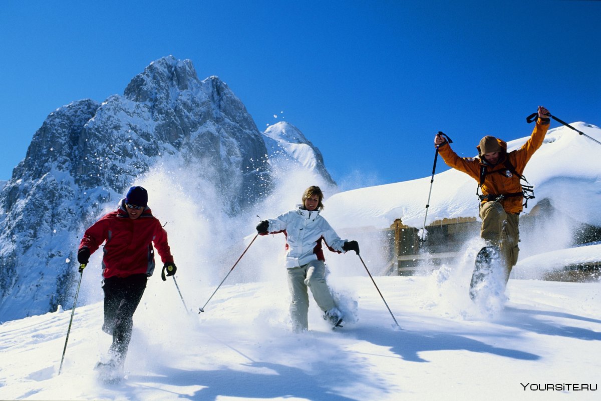 Улудаг Турция горнолыжный курорт люди