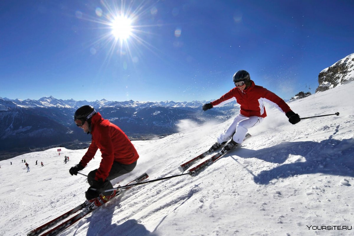 Лыжные курорты Швейцарии люди