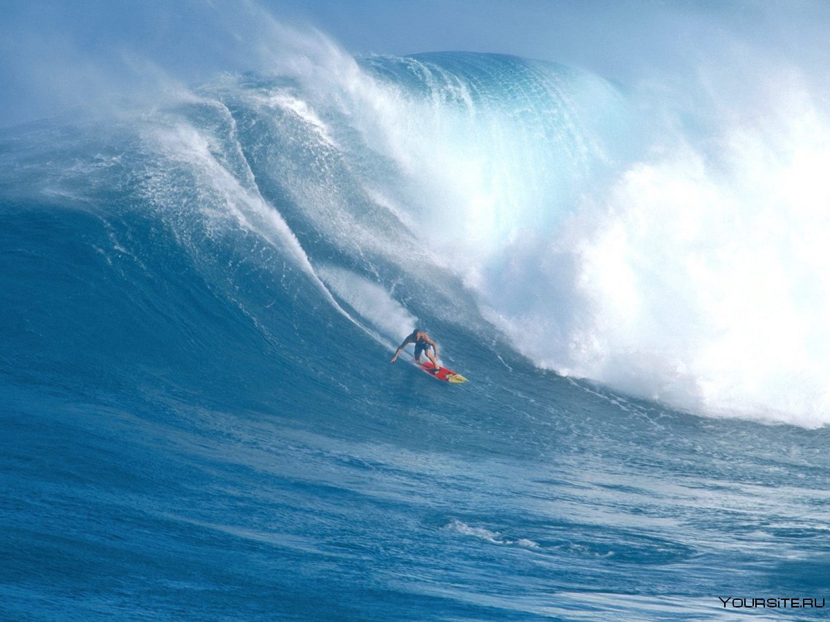 Jaws волна на Гавайях