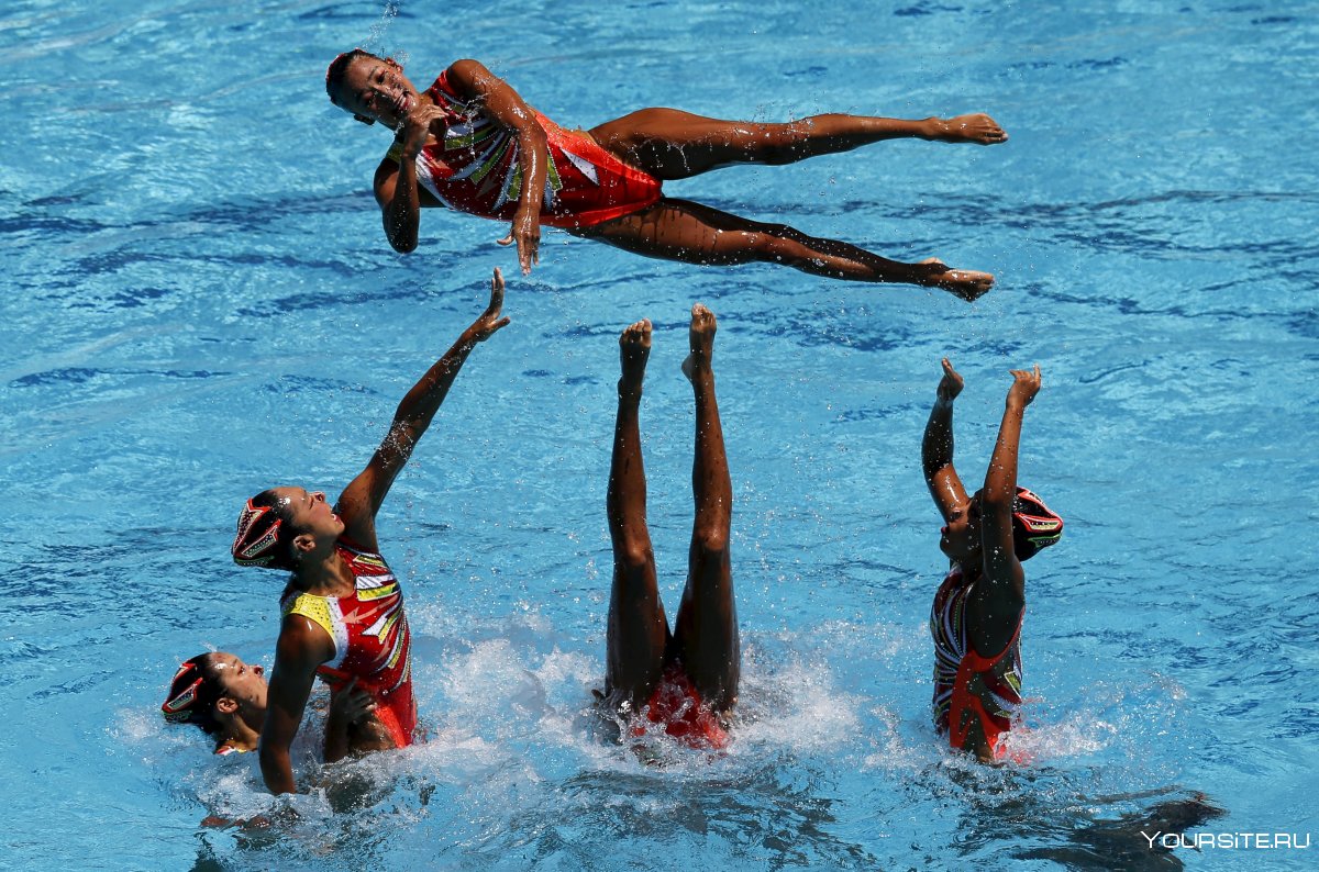 Синхронное плавание поддержки