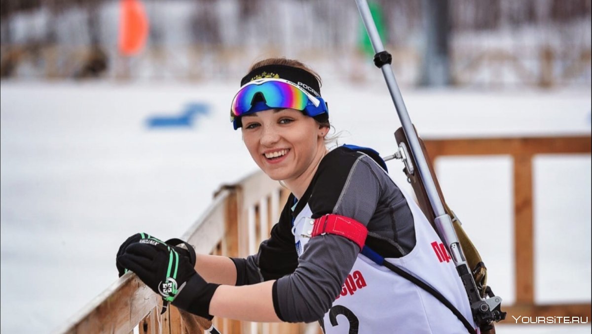 Сола Анна на стрельбе