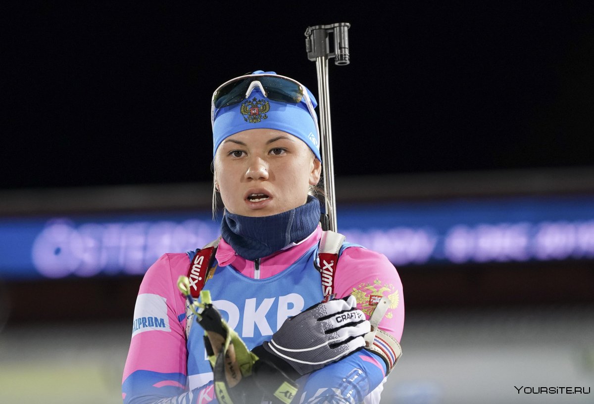 Екатерина Глазырина Российская биатлонистка