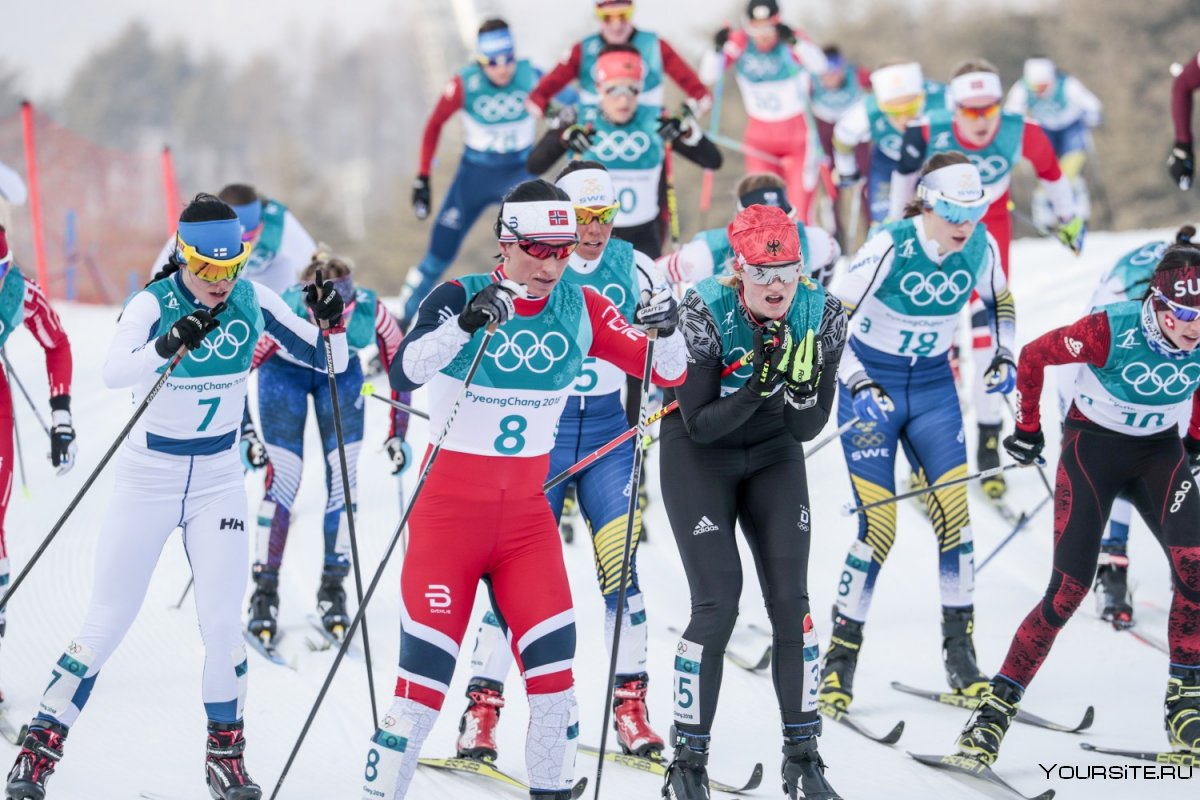 Олимпийские игры 2018 лыжные гонки Марит Бьерген