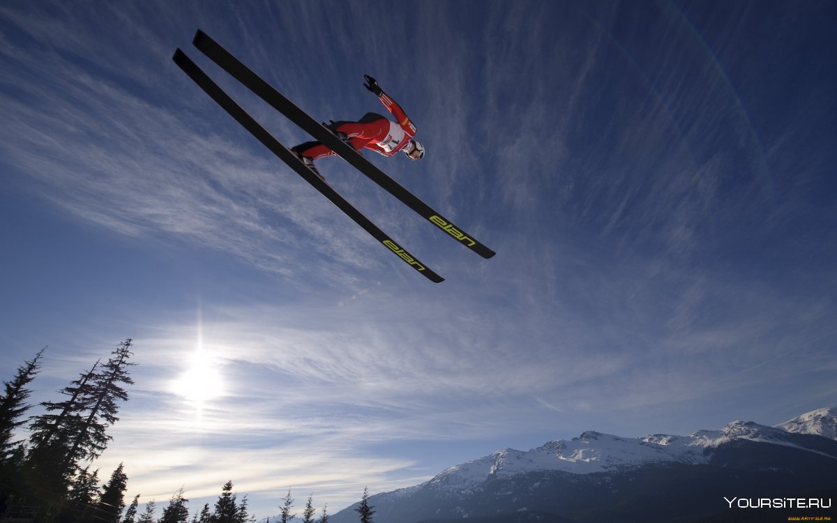 Фристайл лыжный спорт прыжки с трамплина