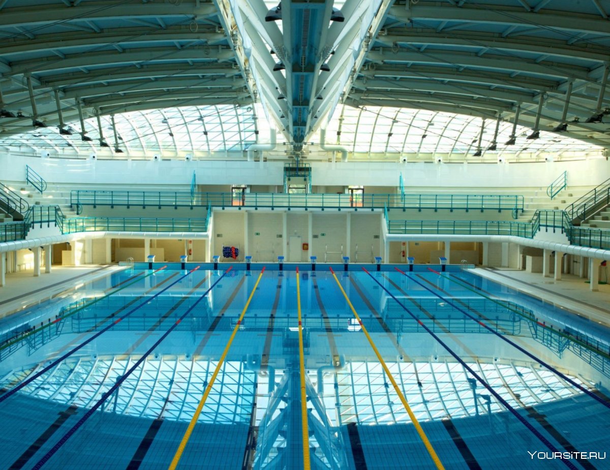 Олимпийский плавательный бассейн в Мюнхене