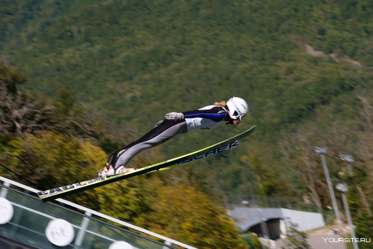 Ксения Каблукова прыжки на лыжах с трамплина