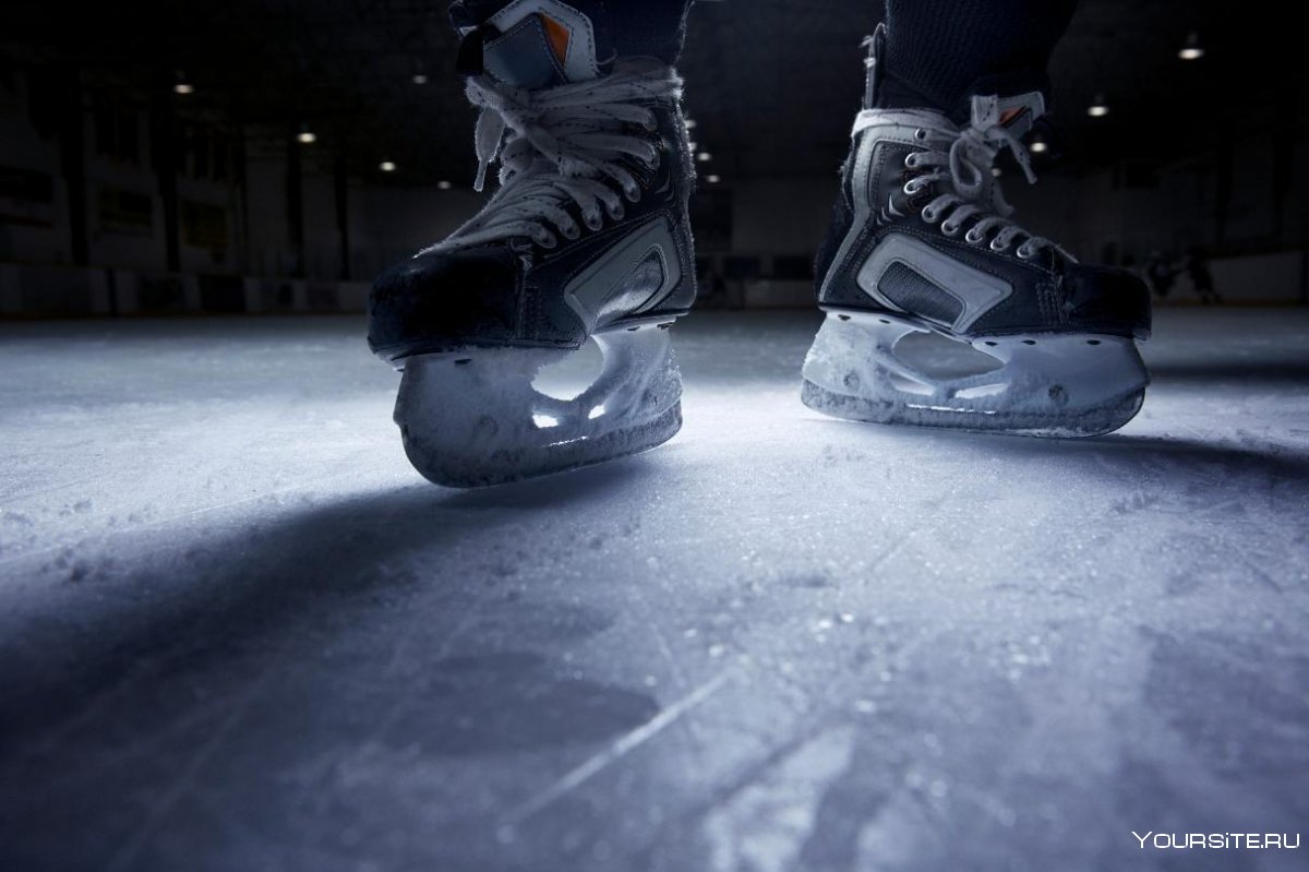 Коньки хоккей лед