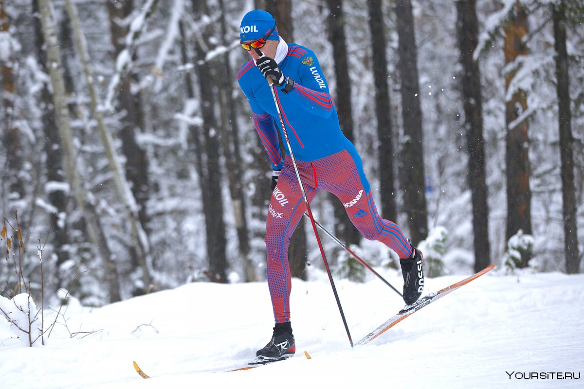 Никита Крюков в горах соревнования
