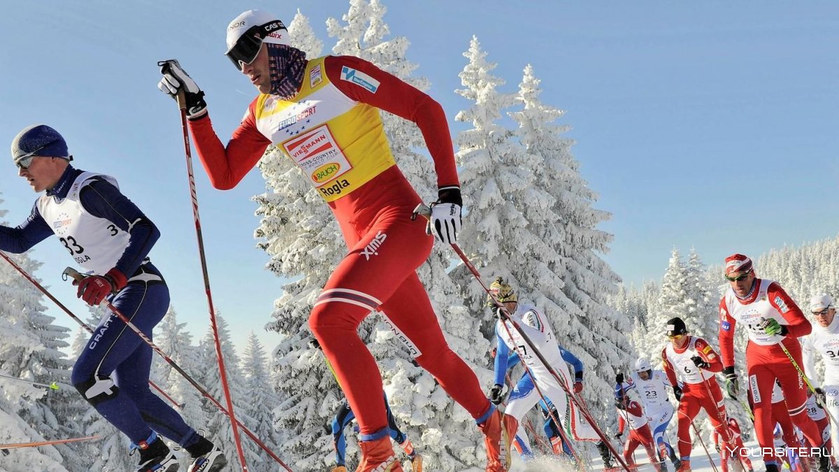 Спортсмен лыжник