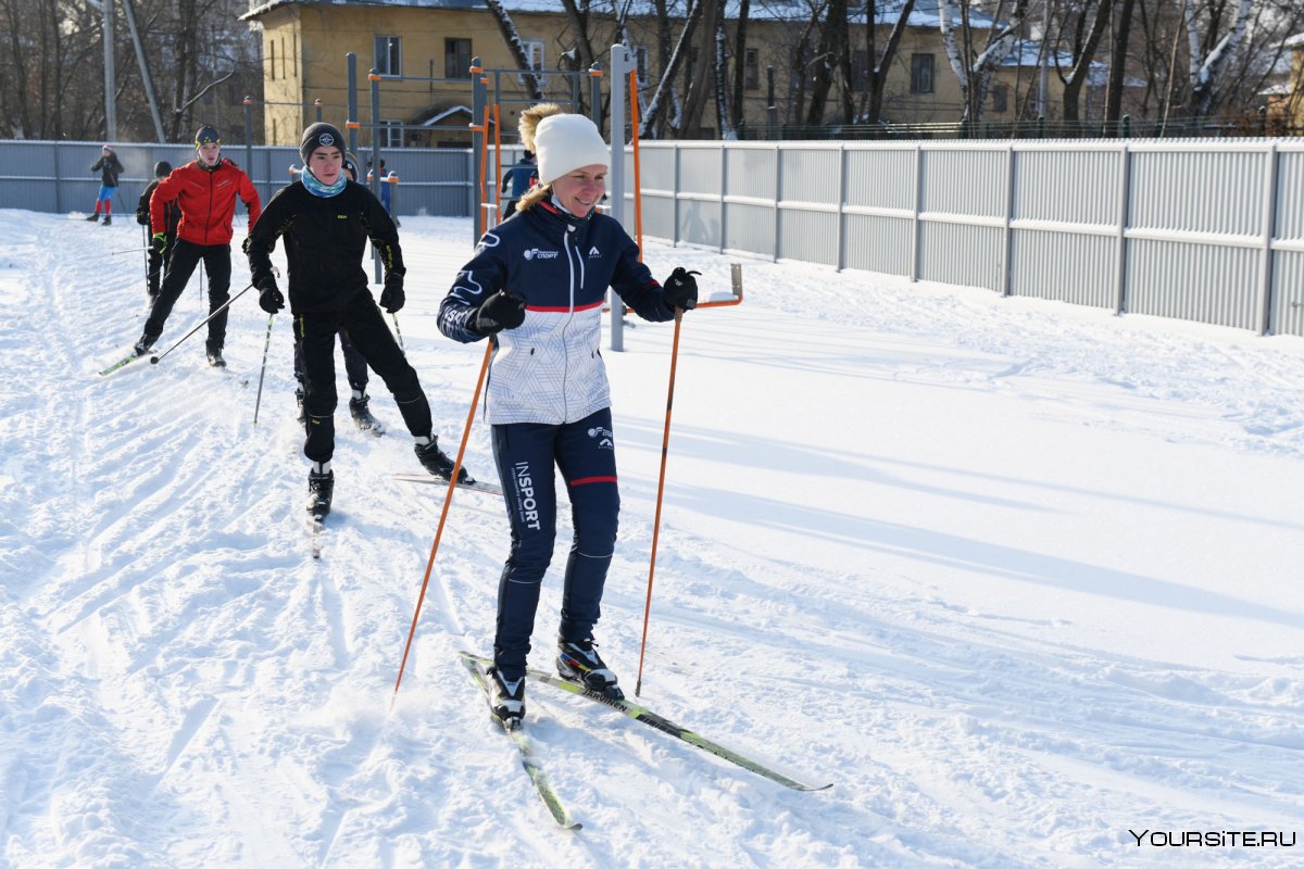Лыжные гонки дети школа