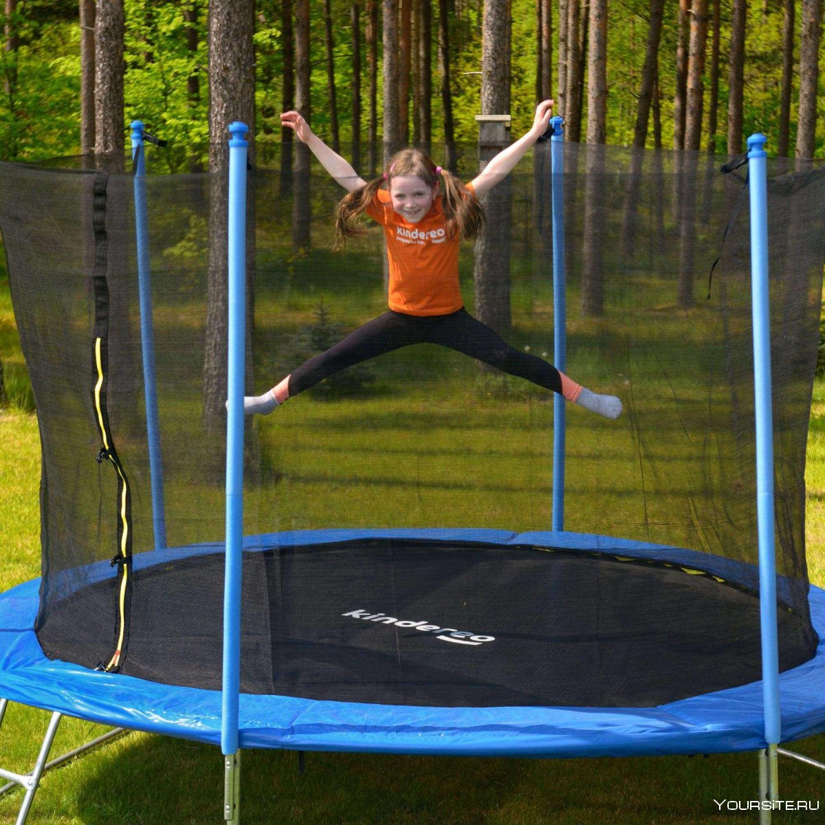 Каркасный батут Junhop 8ft 240х240х220 см