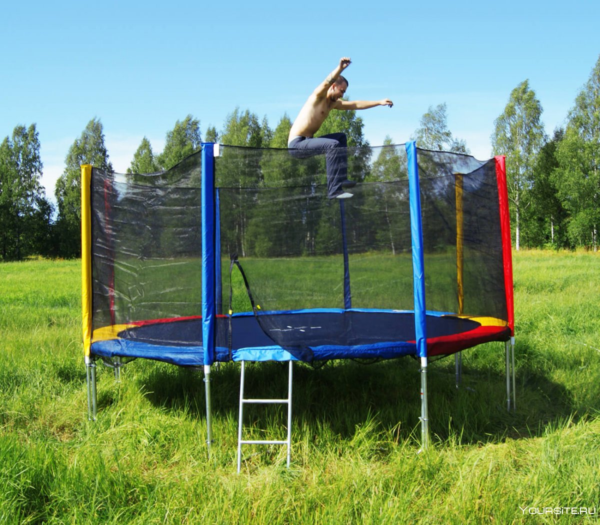 Каркасный батут Sport Elite gb10202-8ft 244х244х208 см