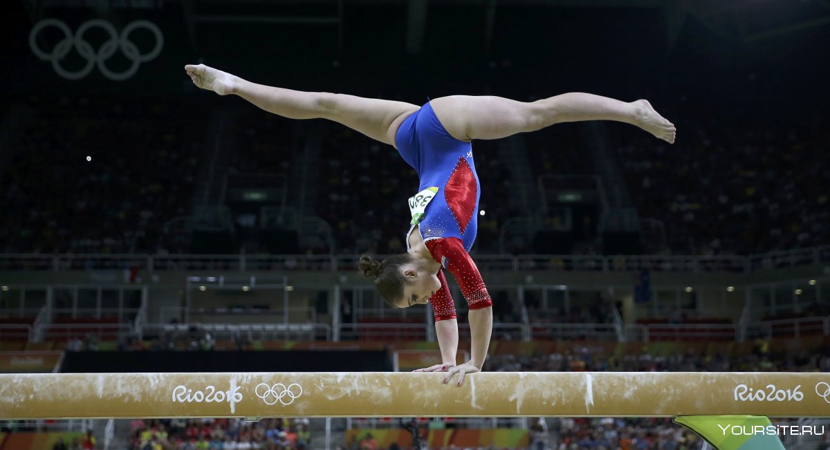 Алия Мустафина бревно олимпиада 2016