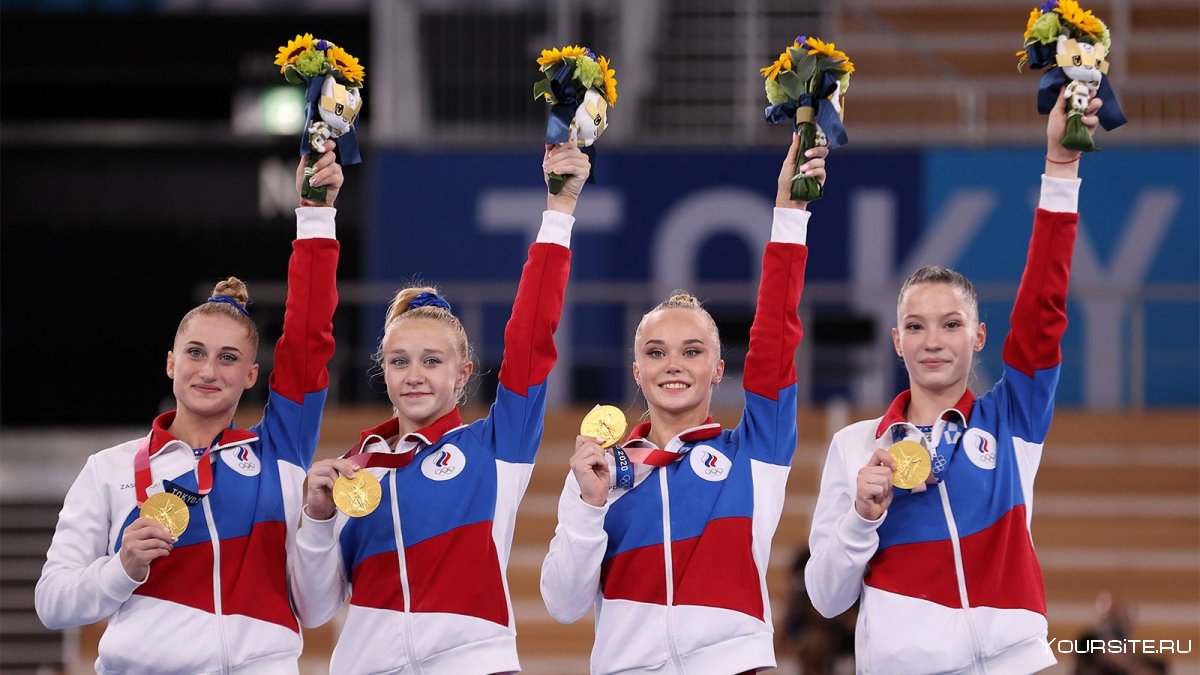 Русские спортсмены с медалями на Олимпиаде 2008