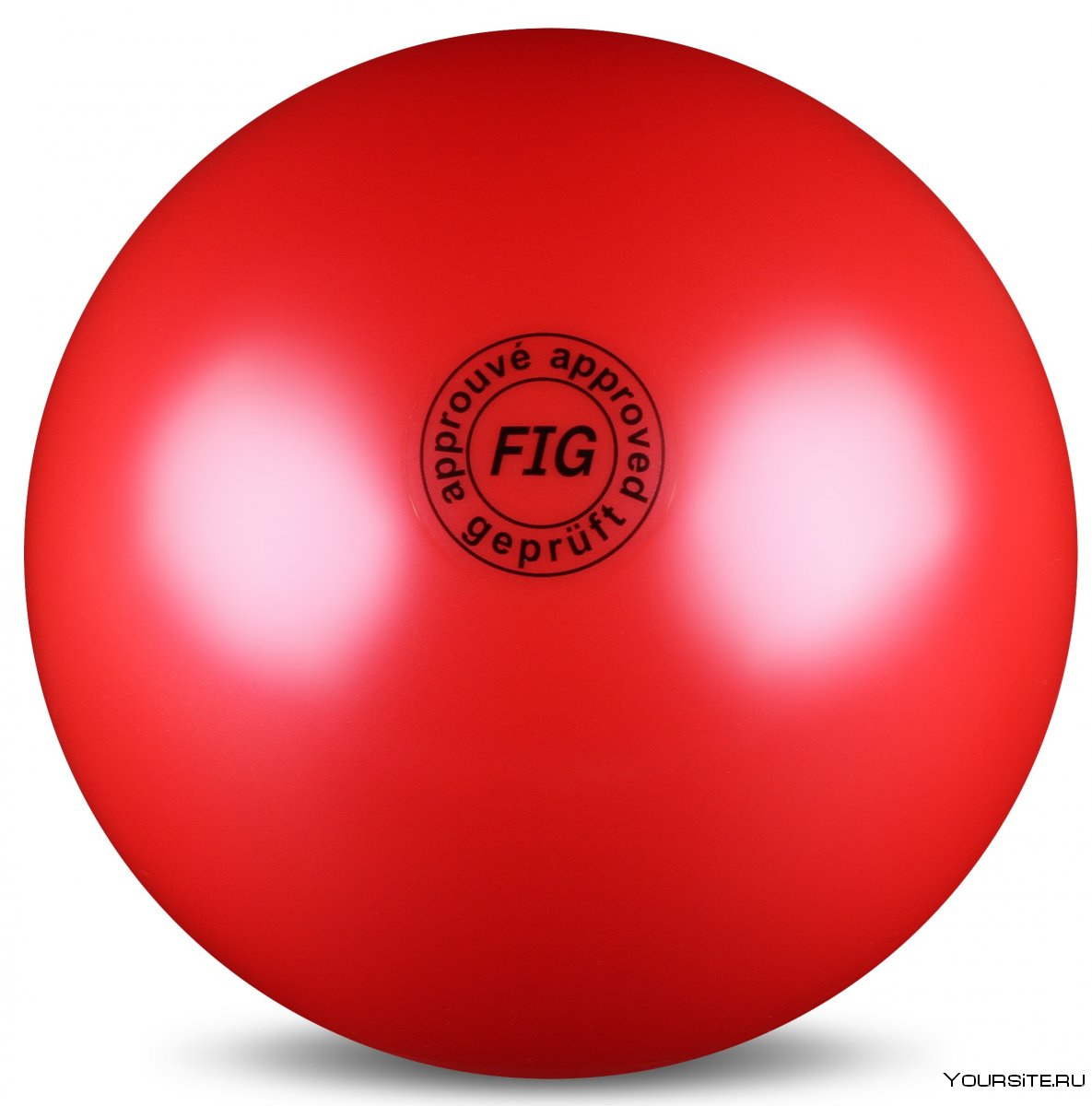 Мяч для художественной гимнастики силикон Fig металлик 420 г ab2801