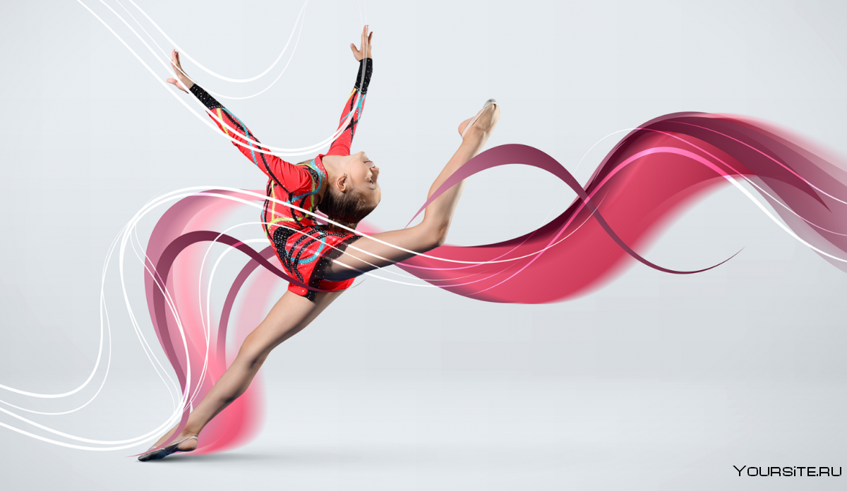 Гимнастка фон