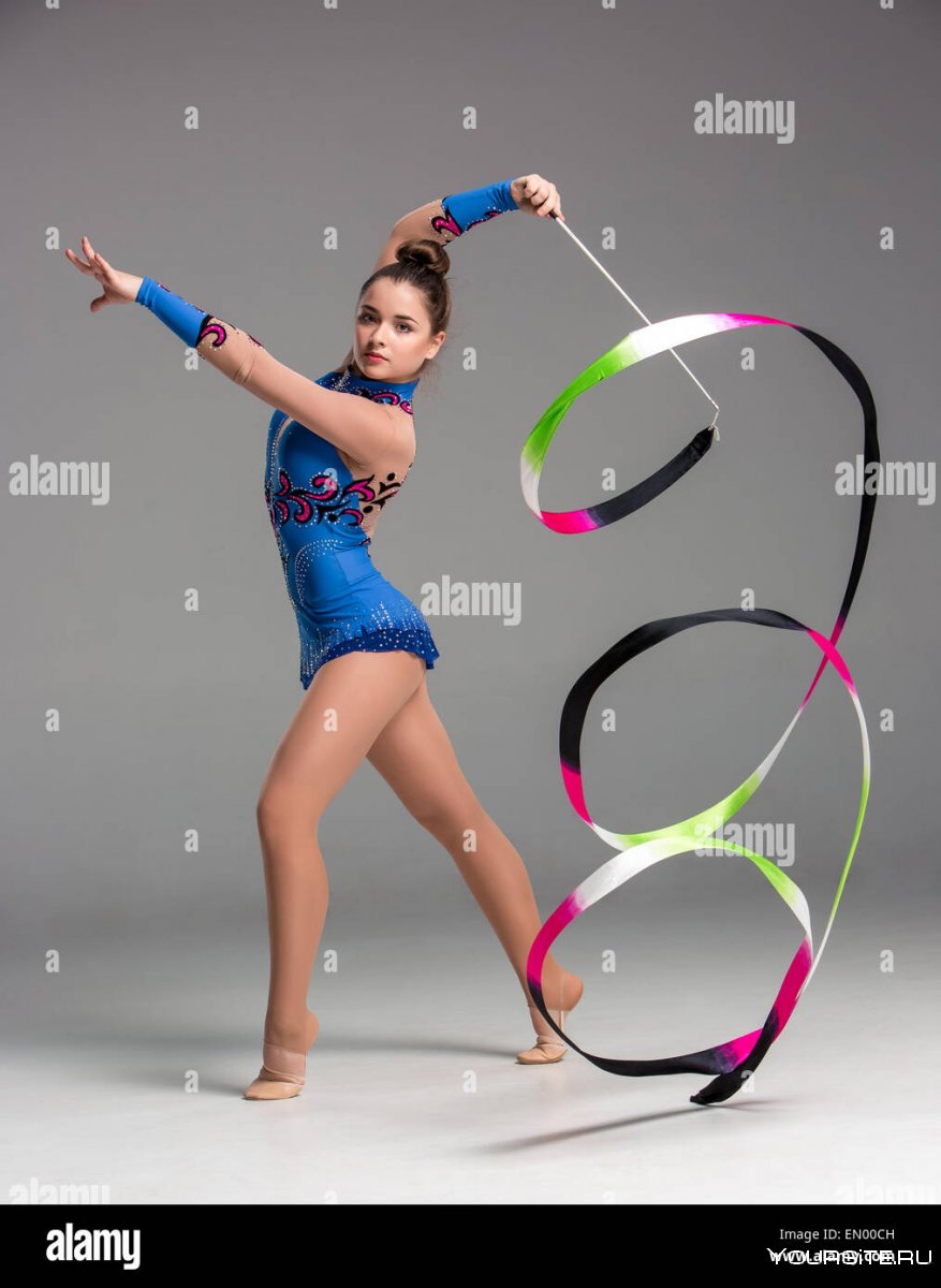 Фотосессия с лентой гимнастической