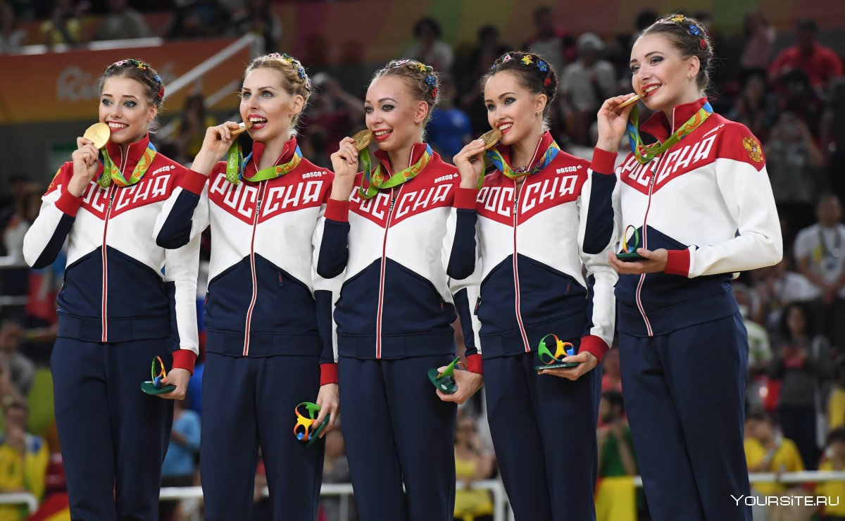 Сборная России по художественной гимнастике Рио 2016