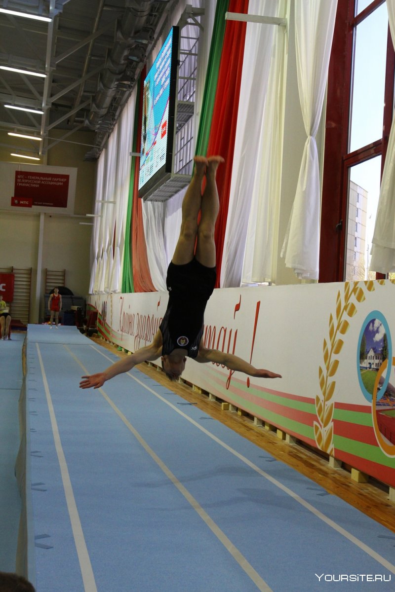 Акробатическая дорожка батут